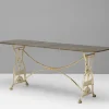 Pamono Steel Topped Garden Table, 1900s Discount
