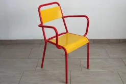 Pamono Stella Metal Armchair from Essential, 1950s