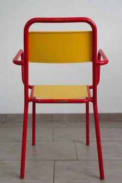 Pamono Stella Metal Armchair from Essential, 1950s