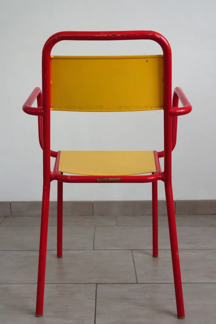 Pamono Stella Metal Armchair from Essential, 1950s