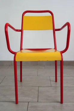 Pamono Stella Metal Armchair from Essential, 1950s