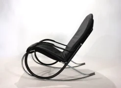 Pamono Strässle Nonna Rocking Chair by Paul Tuttle, 1972 New