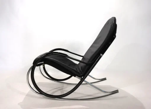 Pamono Strässle Nonna Rocking Chair by Paul Tuttle, 1972 New