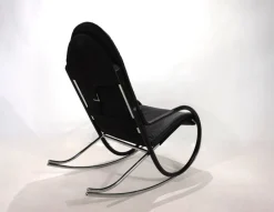 Pamono Strässle Nonna Rocking Chair by Paul Tuttle, 1972 New