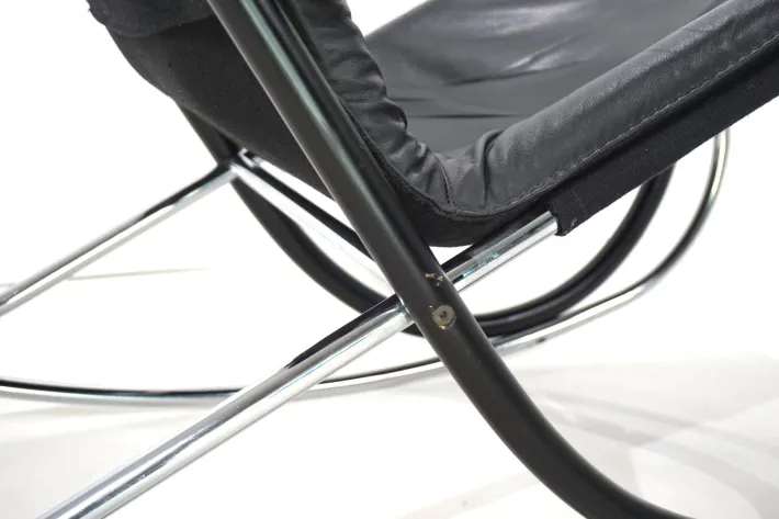 Pamono Strässle Nonna Rocking Chair by Paul Tuttle, 1972 New