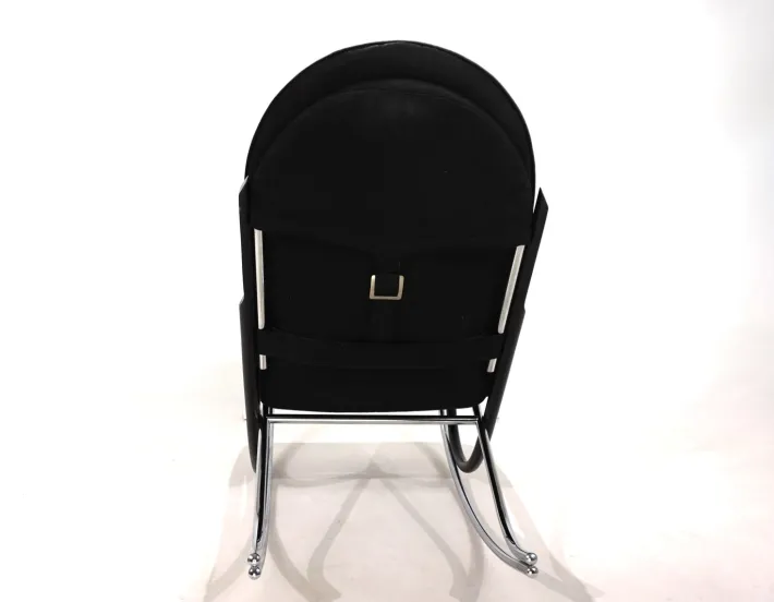 Pamono Strässle Nonna Rocking Chair by Paul Tuttle, 1972 New