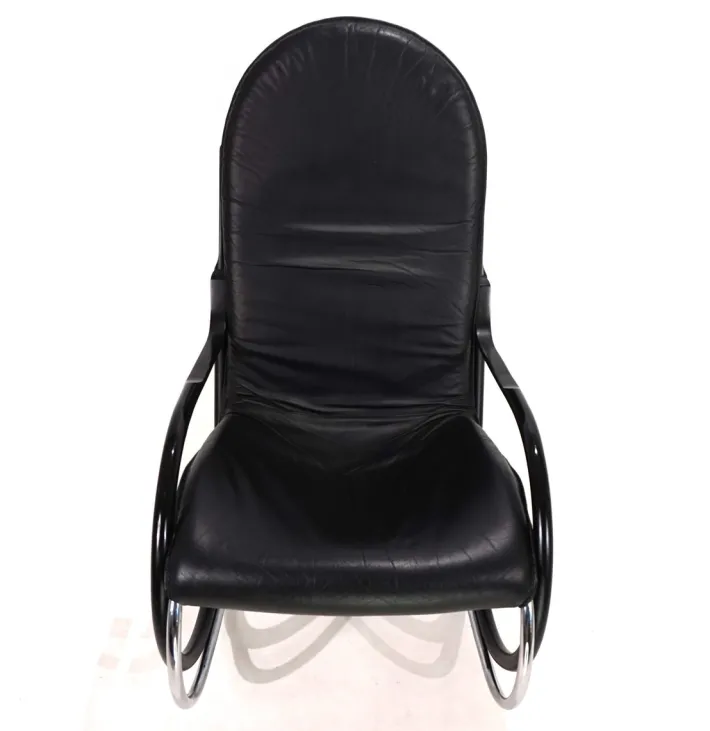 Pamono Strässle Nonna Rocking Chair by Paul Tuttle, 1972 New