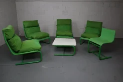 Pamono Stuns Lounge Set by Jan Dranger & Johan Huldt for Innovator, Sweden, 1973, Set of 6 Sale