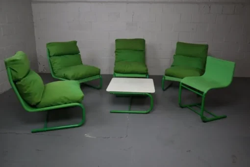 Pamono Stuns Lounge Set by Jan Dranger & Johan Huldt for Innovator, Sweden, 1973, Set of 6 Sale