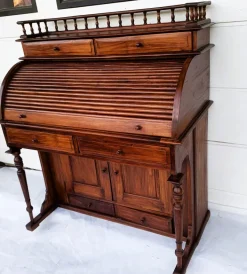 Pamono Stylish Colonial Teak Secretaire New