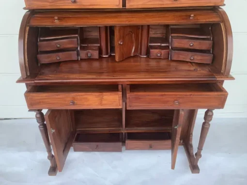 Pamono Stylish Colonial Teak Secretaire New
