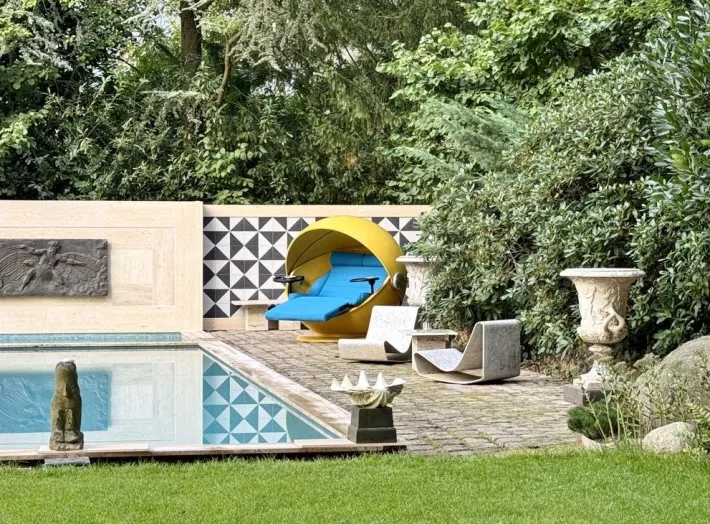 Pamono Sunball Ball Armchair by Selldorf & Rijs for Rosenthal, 1960s Hot
