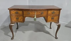 Pamono Super Serpentine Burr Walnut Dressing Table, 1920 Best