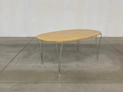 Pamono Superellipse Table by Bruno Mathsson and Piet Hein for Fritz Hansen Hot