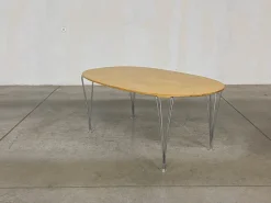 Pamono Superellipse Table by Bruno Mathsson and Piet Hein for Fritz Hansen Hot