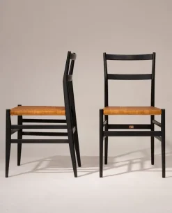 Pamono Superleggera Chairs by Gio Ponti from Cassina, 1957, Set of 2 New