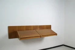 Pamono Suspended Console With Mirror and Italian Desk, 1950s Discount
