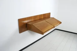 Pamono Suspended Console With Mirror and Italian Desk, 1950s Discount
