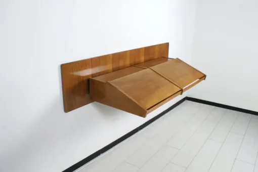 Pamono Suspended Console With Mirror and Italian Desk, 1950s Discount