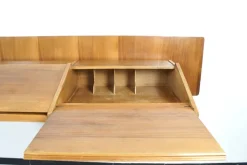 Pamono Suspended Console With Mirror and Italian Desk, 1950s Discount