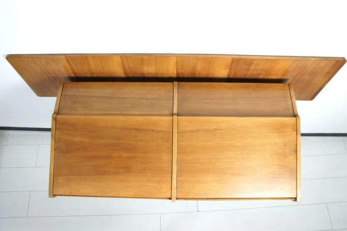 Pamono Suspended Console With Mirror and Italian Desk, 1950s Discount
