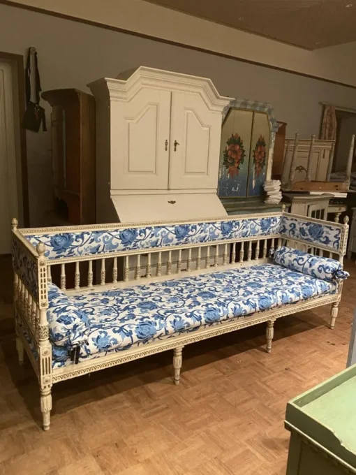 Pamono Sweden Bench in the Lindome Style, 1800s