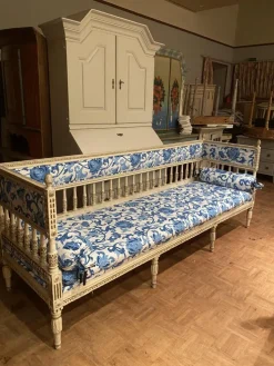 Pamono Sweden Bench in the Lindome Style, 1800s