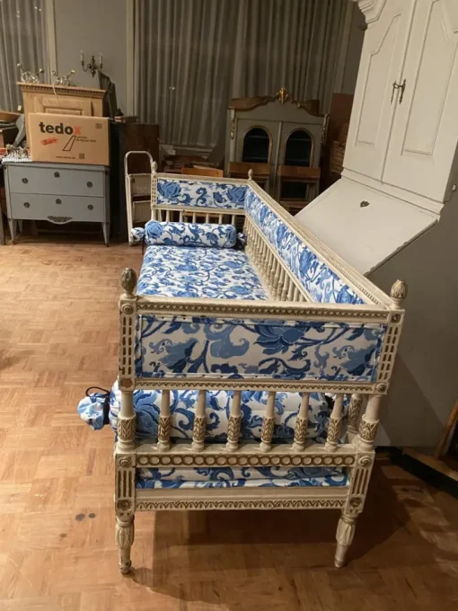 Pamono Sweden Bench in the Lindome Style, 1800s