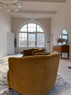 Pamono Swedish Art Deco Chairs and Sofa in Velvet, 1930s, Set of 3 New