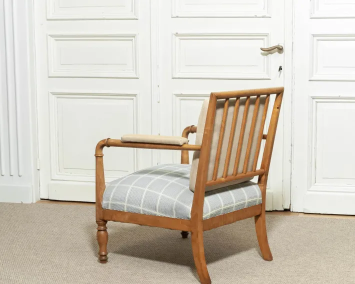 Pamono Swedish Biedermeier Armchair, Late 19th Century New