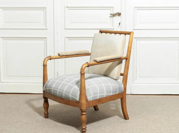 Pamono Swedish Biedermeier Armchair, Late 19th Century New