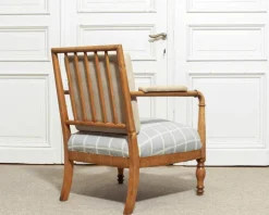 Pamono Swedish Biedermeier Armchair, Late 19th Century New
