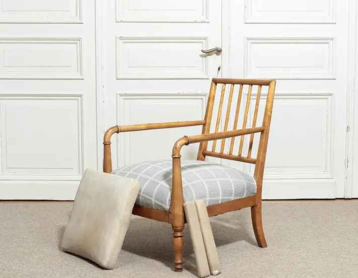 Pamono Swedish Biedermeier Armchair, Late 19th Century New