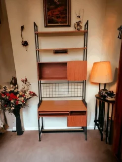 Pamono Swedish Bookcase with 2 Desk Shelves New