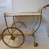 Pamono Swedish Brass Serving Cart by Josef Frank for Svenskt Tenn Discount