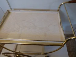 Pamono Swedish Brass Serving Cart by Josef Frank for Svenskt Tenn Discount
