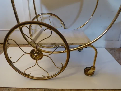 Pamono Swedish Brass Serving Cart by Josef Frank for Svenskt Tenn Discount