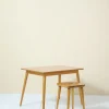 Pamono Swedish Desk and Stool by Malmvall Göran, 1940s, Set of 2 Clearance