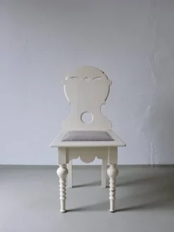 Pamono Swedish Folk White Painted Chair, 1920s Online