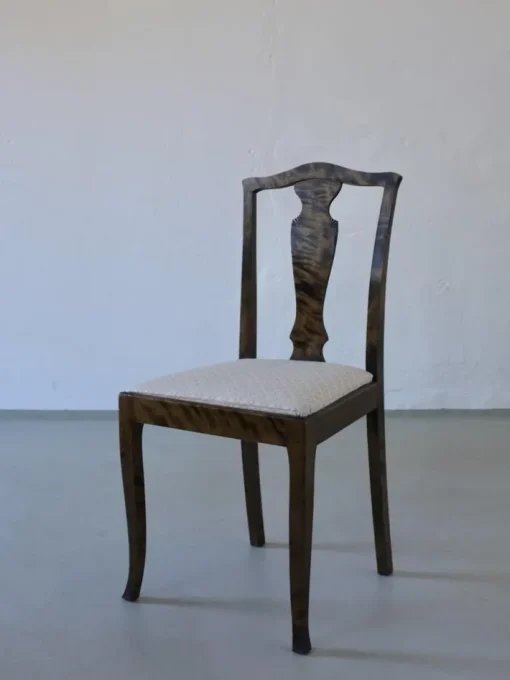Pamono Swedish Grace Satin Birch Dining Chairs, 1920s, Set of 6 Online