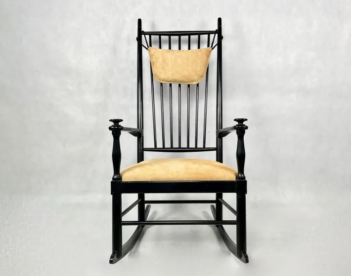 Pamono Swedish Isabella Rocking Chair by Karl-Axel Adolfsson for Gemla, 1950s Clearance
