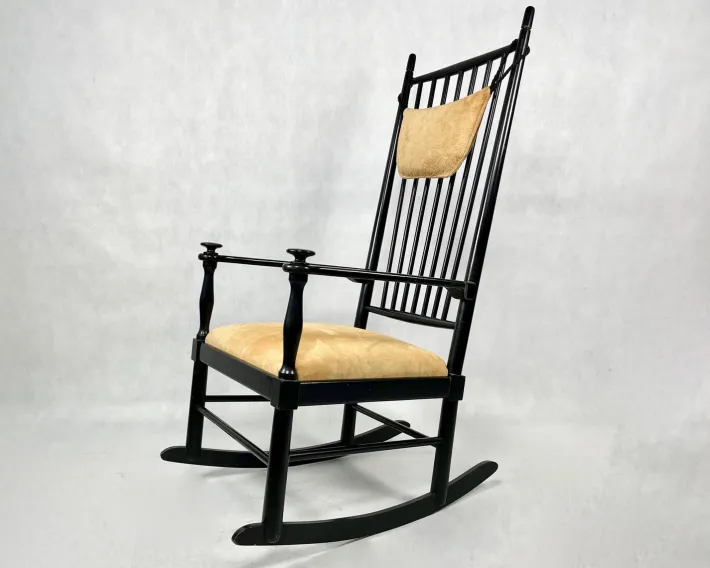 Pamono Swedish Isabella Rocking Chair by Karl-Axel Adolfsson for Gemla, 1950s Clearance