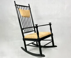 Pamono Swedish Isabella Rocking Chair by Karl-Axel Adolfsson for Gemla, 1950s Clearance