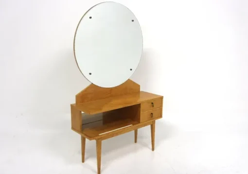 Pamono Swedish Modern Birch Dressing Table, 1940s