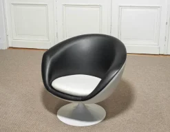 Pamono Swedish Mundo Swivel Lounge Chair by S. M. Wincrantz, 1970s