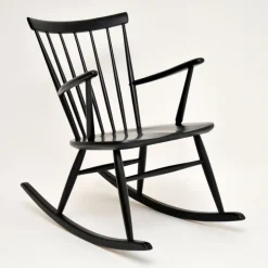Pamono Swedish Rocking Chair by Roland Rainer for Hagafors, 1960s Clearance