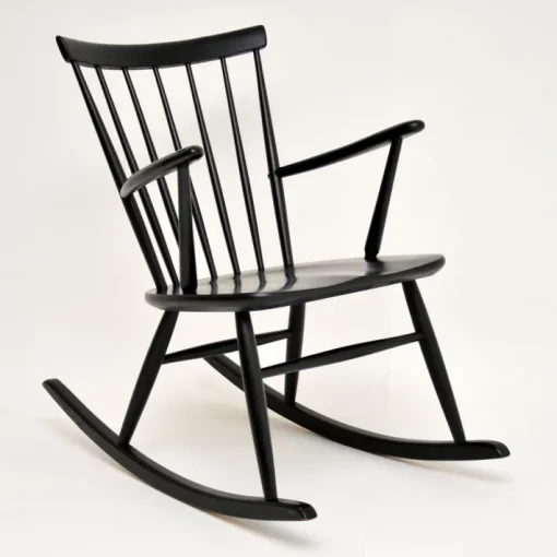 Pamono Swedish Rocking Chair by Roland Rainer for Hagafors, 1960s Clearance