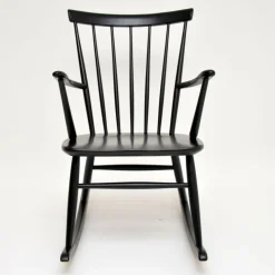Pamono Swedish Rocking Chair by Roland Rainer for Hagafors, 1960s Clearance