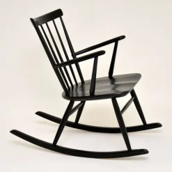 Pamono Swedish Rocking Chair by Roland Rainer for Hagafors, 1960s Clearance