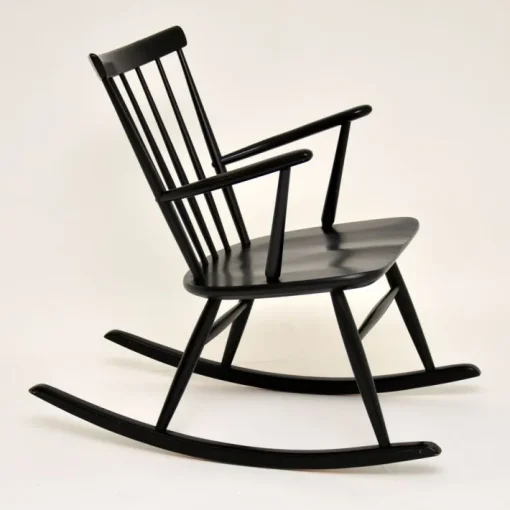 Pamono Swedish Rocking Chair by Roland Rainer for Hagafors, 1960s Clearance
